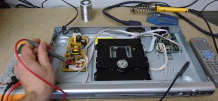 Repairing a DVD Player
